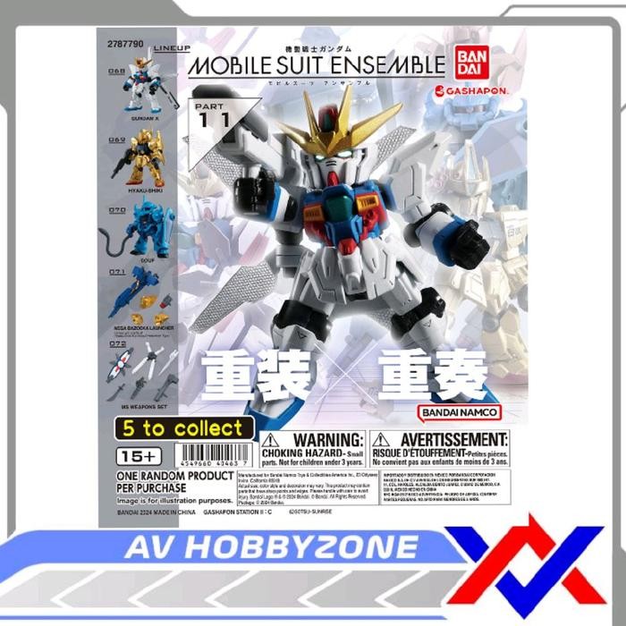 Siap Kirim Gachapon Mobile Suit Ensemble 11 Gundam Bandai