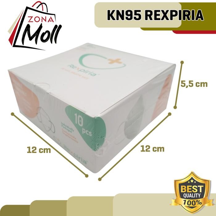 New MASKER KN95 REXPIRIA 1 BOX ISI 10PCS MASKER MEDIS PROTECTIVE MASK KN95