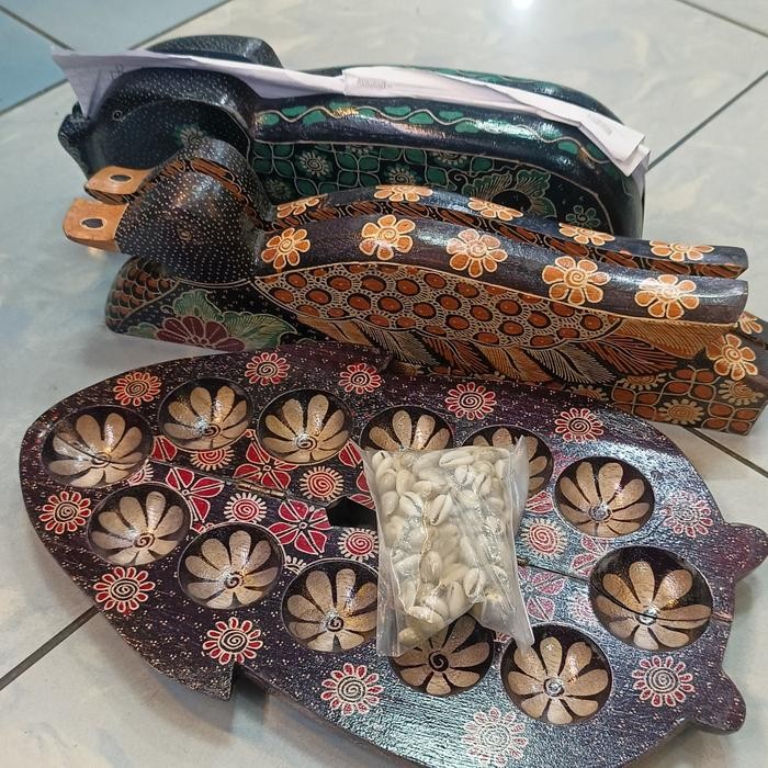 PERMAINAN TRADISIONAL CONGKLAK DAKON KAYU BATIK KODE 975