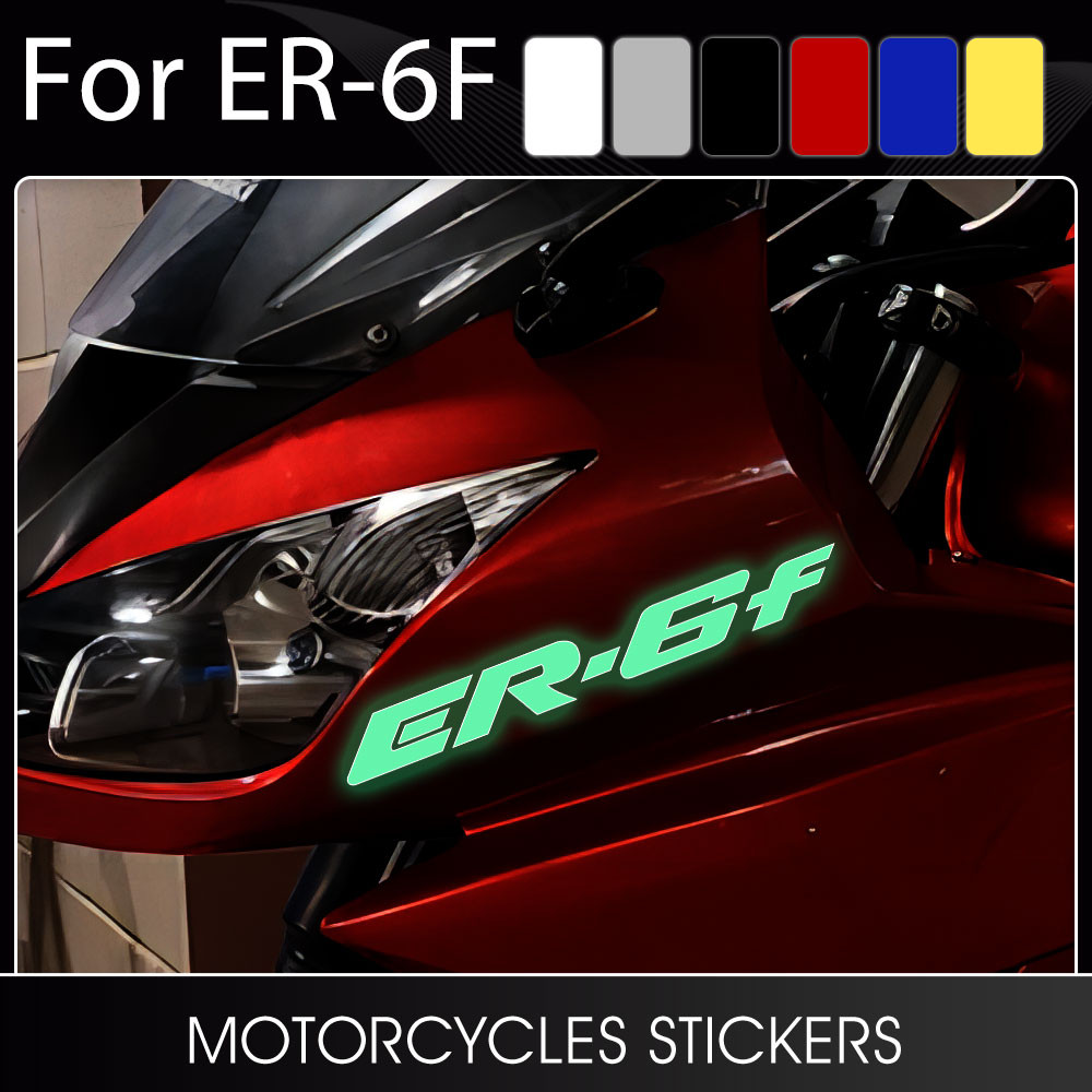 Motorcycle Glow Sticker for Kawasaki ER6F Stickers ER-6F ER 6F 2006 2007 2008 2009 2010 2011 2012 20