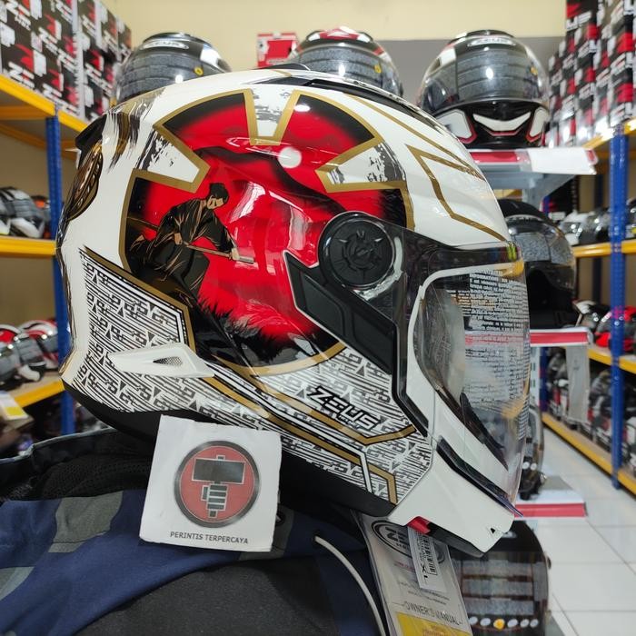 Zeus Zs613C Whi/Aj20 Red Zs 613C