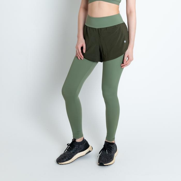 SALE Corenation Active Swinton Short Legging Premium- Army