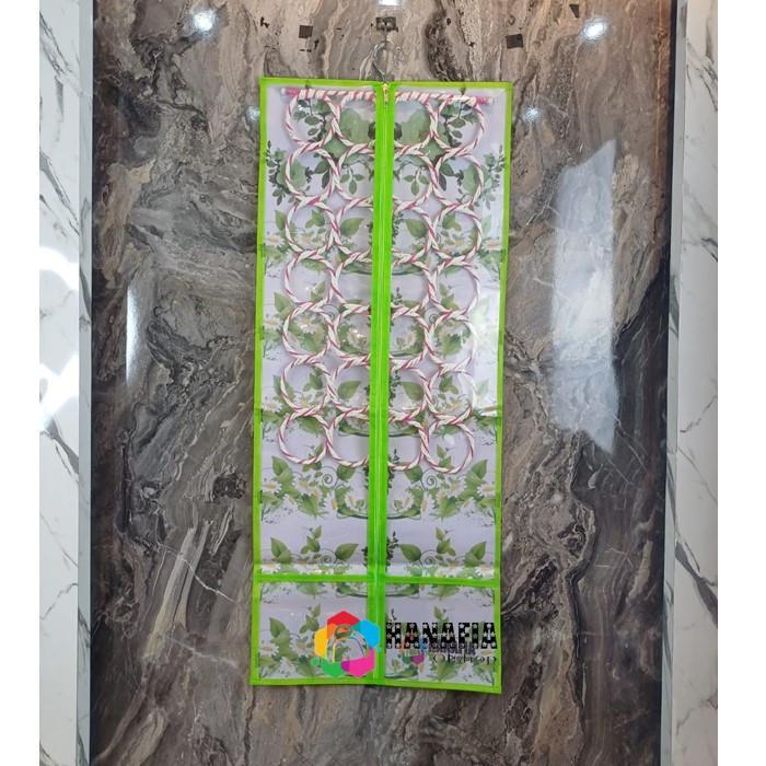 ..- Hanafia Rak Jilbab Jumbo Ring Motif Bunga Hanger Hijab Syal Kerudung Jilbab