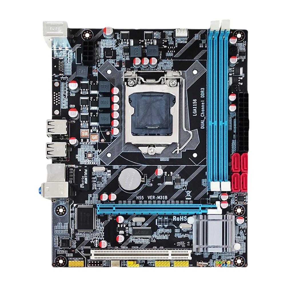 LGA1156 Computer Motherboard 16GB RAM DDR3 Memory ATX Mainboard 1600MHz 4 SATA USB2.0 Dual Channel f