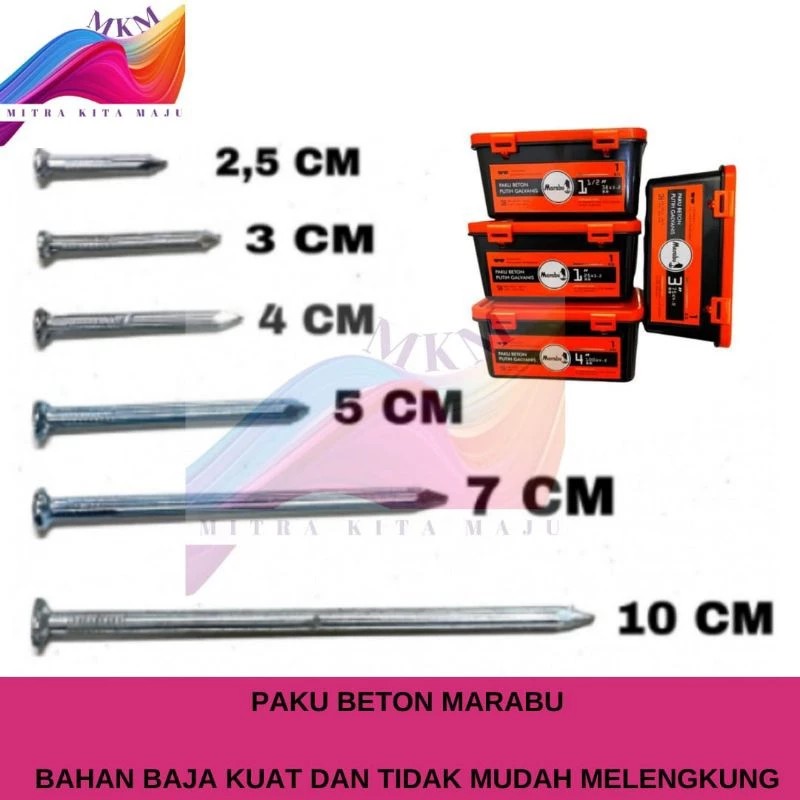 paku sekrup BETON MARABU 3CM