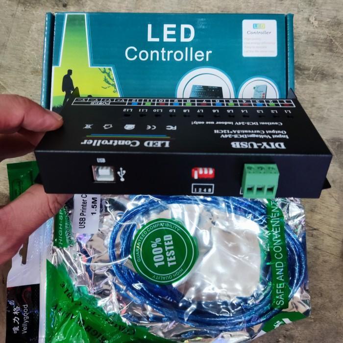 LED Controller 12 Channel DIY USB Programmable