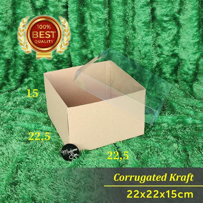 Box Mika - Dus Kue - Kotak - Kardus 22X22X15 Cm
