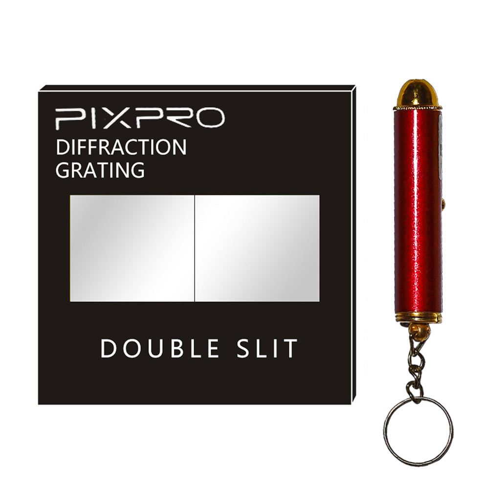 Diffraction grating Mirror double slit grating Teaching demonstration