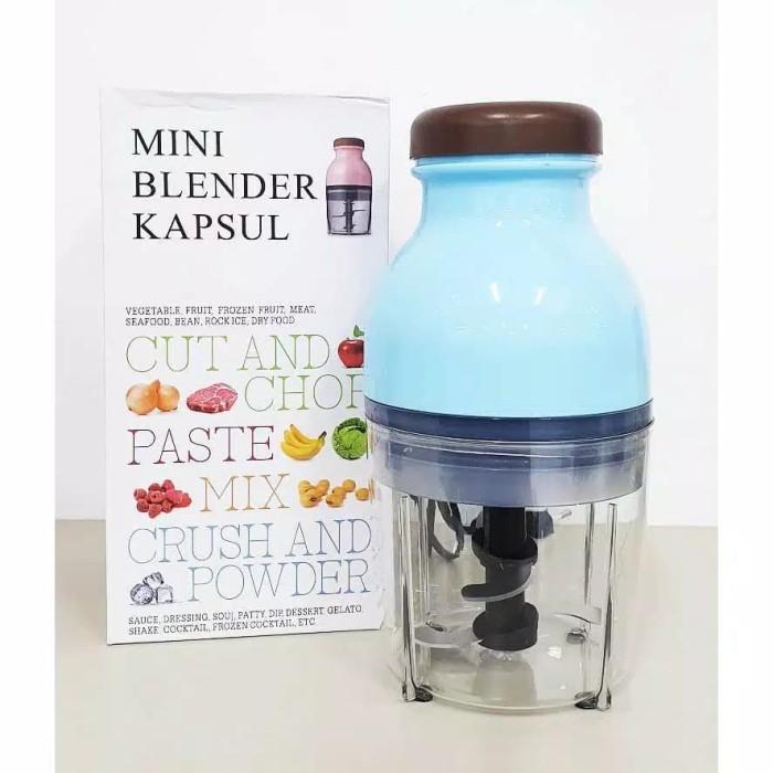 Blender Kapsul Blender Listrik Portable Serbaguna Blender Bumbu Dapur Dengan 4 Mata Pisau Dapat