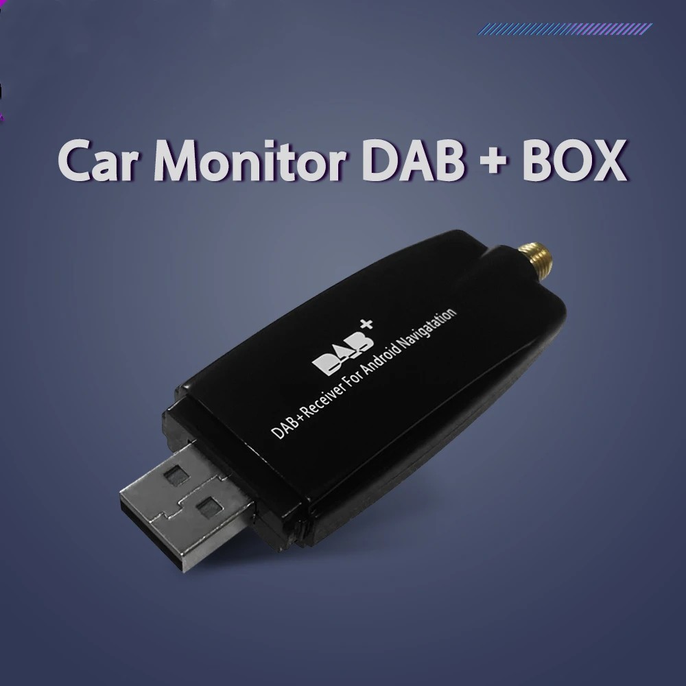 STOK TERBATAS  DAB+ USB Car DAB+BOX Radio Android with Amplifier Antenna Tuner HIFI Receiver Dongle 