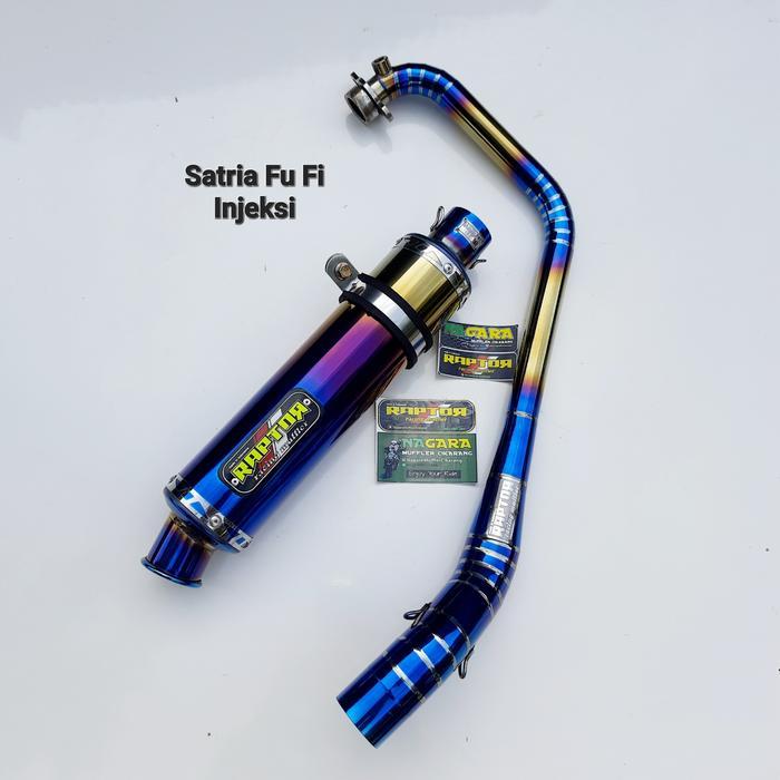 Knalpot Racing Raptor Bluemoon Satria Fu Fi
