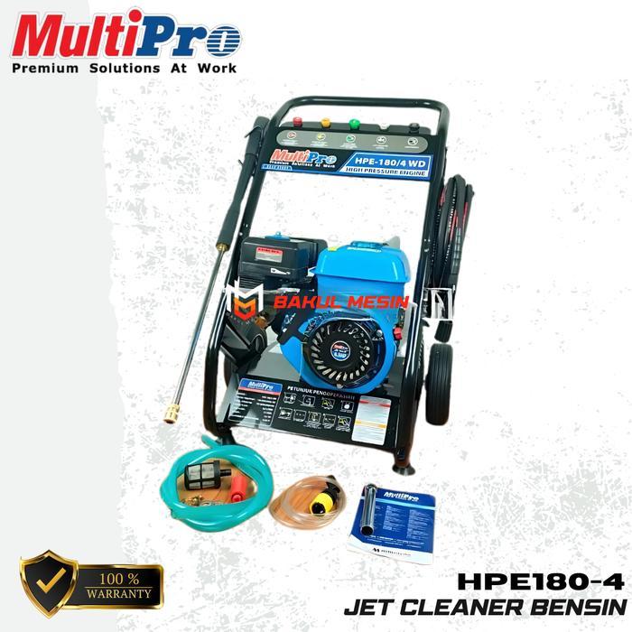 Limited Multipro Hpe180-4 High Pressure Jet Cleaner Mesin Cuci Bensin Hpe 180 Terlariss 