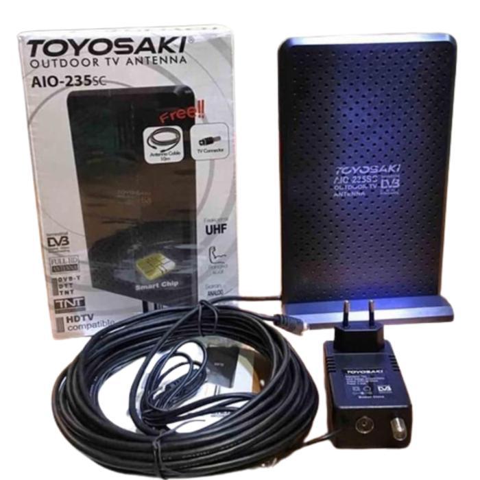 Antena Set Top Box Antena TV Digital/Analog toyosaki AIO 235-SC