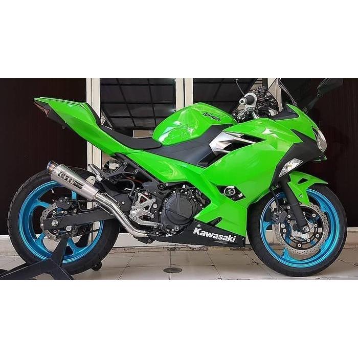 SIAPKIRIM Knalpot Full System GP RS Kawasaki Ninja 250 OVER Racing Asia READY STOCK