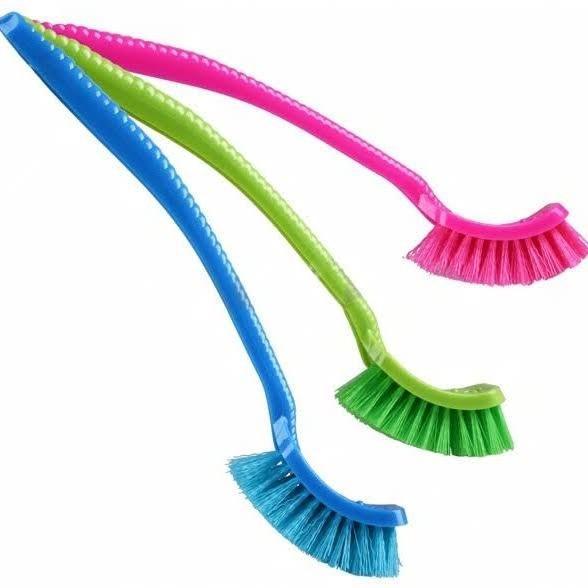 Sikat Gagang Panjang 39CM Bulu Kasar Plastik Warna Awet Kuat Murah Tebal Serbaguna Premium Nagoya Si