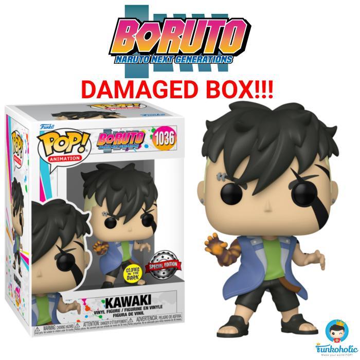 Funko Pop Boruto Naruto Next Generations Kawaki W/ Karma Damaged Box