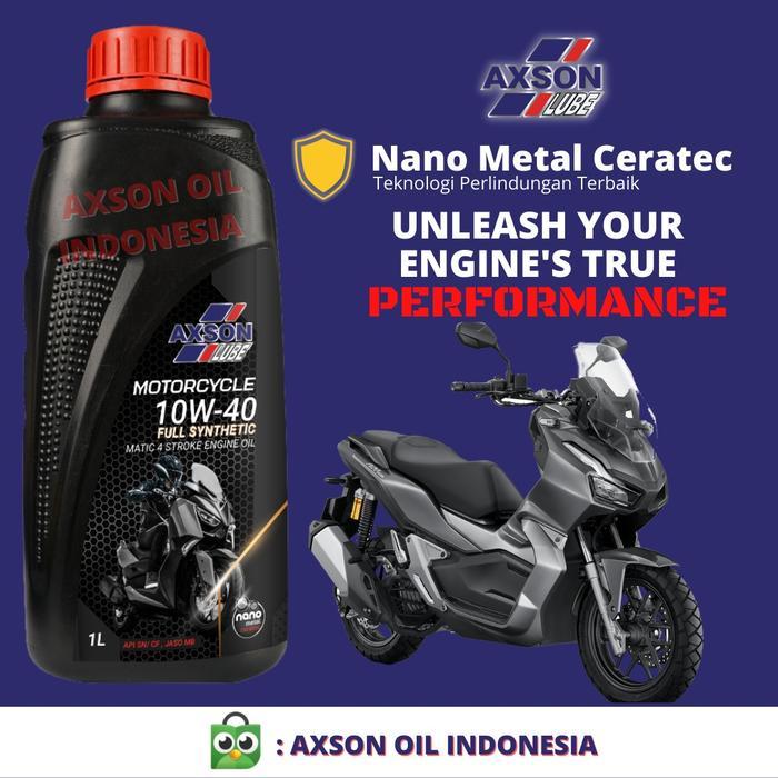 Ready Axson Synthetic Automatic Motorcycle Oil 10W-40