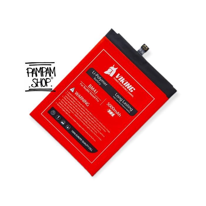 5ciw- Viking Baterai Double Power Bm4J Compatible For Redmi Note 8 Pro Batre Batrai Battery
