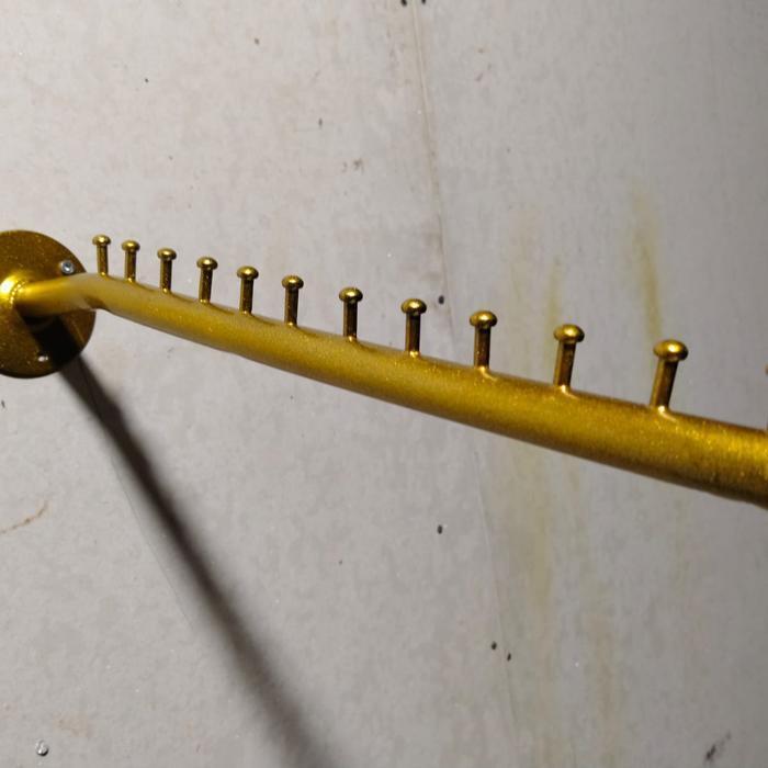 hanger sulingan 12 titik tekuk gold