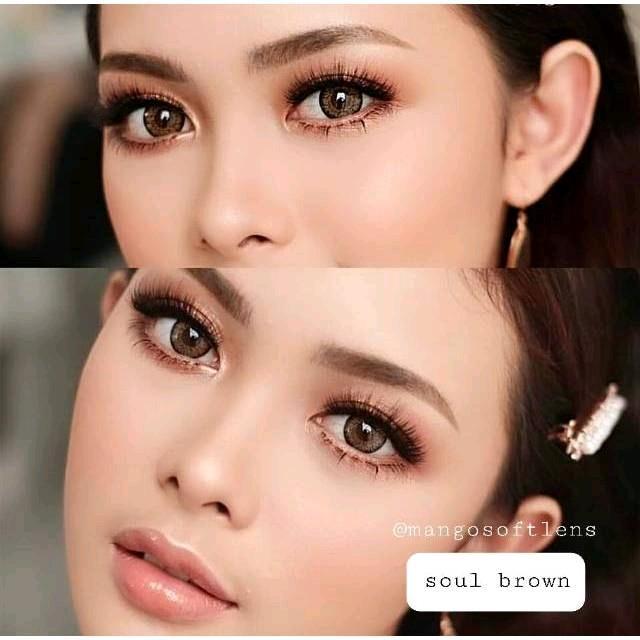 5s79- Softlens Dreamcolor Dc1 Soul Grey/Brown/Blue Eye Contact Lens Lensa