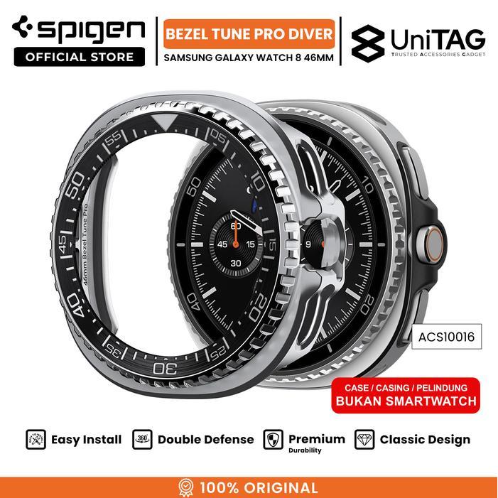 JUAL SPIGEN Pelindung Bezel Ring for Samsung Galaxy Watch 8 Classic 46mm Bezel Tune Diver Pro