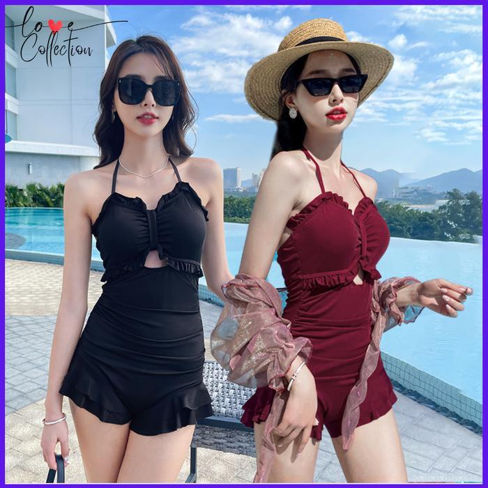New Baju Pantai Sexy Jumpsuit Backless Baju Renang Perempuan Dewasa Lc218