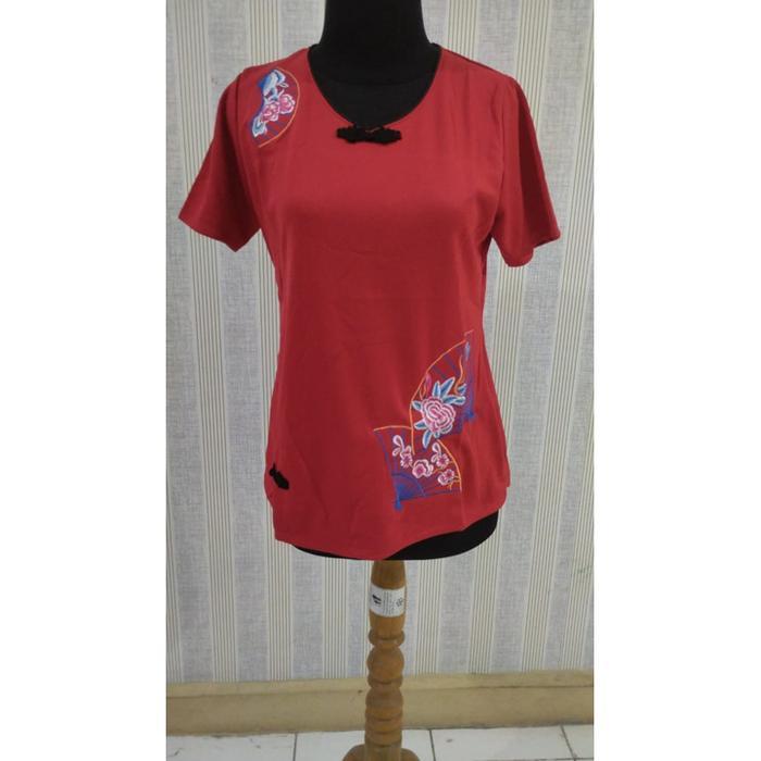 baju atasan imlek nita blus nita imlek merah chinese new year