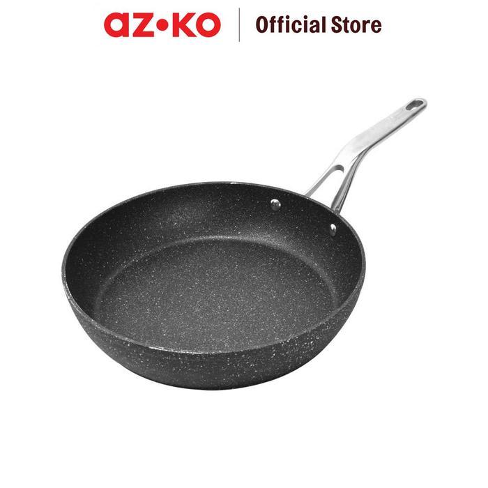 AZKO Starfrit The Rock Wajan Penggorengan Aluminium 28 cm - Hitam Frying Pan Skillet Pan Goreng Tefl