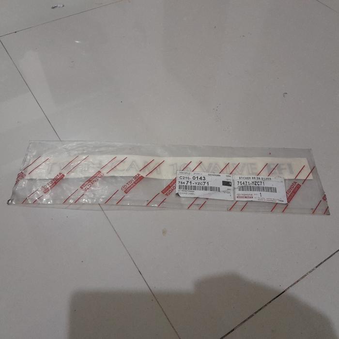 Stiker Belakang Toyota Twin Cam 16 Valve Efi Original