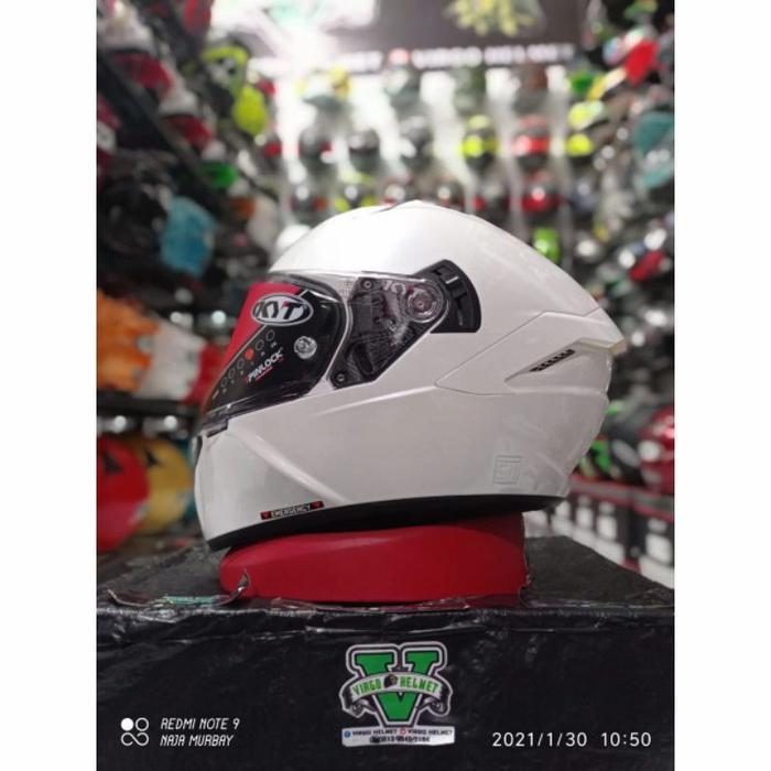 KYT NFR SOLID WHITE TERMURAH
