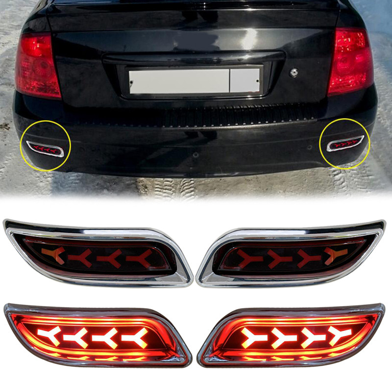 New Side Marker Lamp LED Side Indicator Light 2 Pcs Rear Fog Lamp