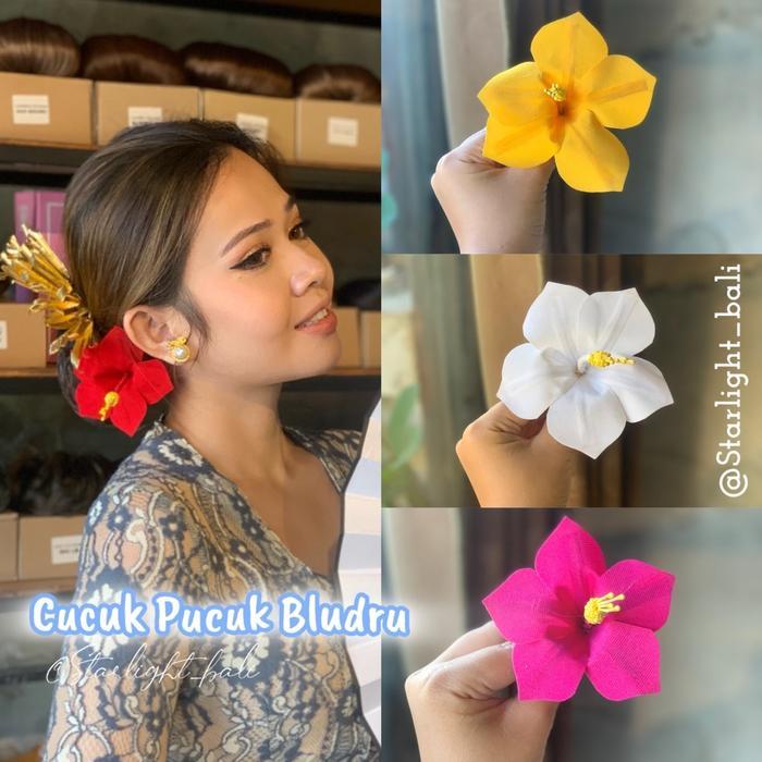 BERKUALITAS STARLIGHT BALI - Cucuk Pucuk Beludru/ Bunga Pucuk / Cucuk Bunga Kain /Aksesoris Bali /