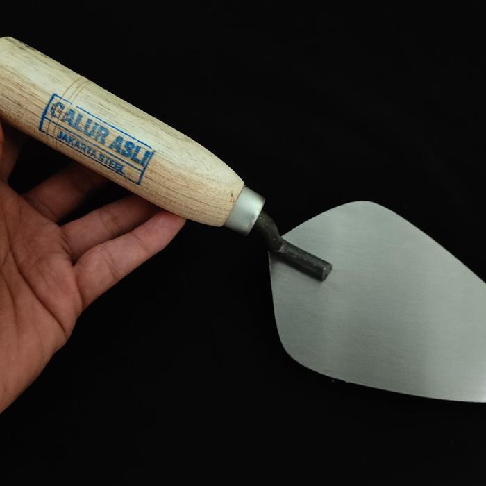 NEW Cetok Sendok Semen Galur - Panjang Cetok 15cm - Bahan Cetok Plat