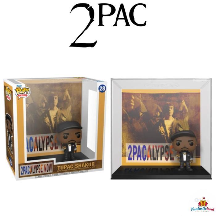 FUNKO POP ALBUMS ROCKS TUPAC SHAKUR 2PACALYPSE NOW WITH ACRYLIC CASE