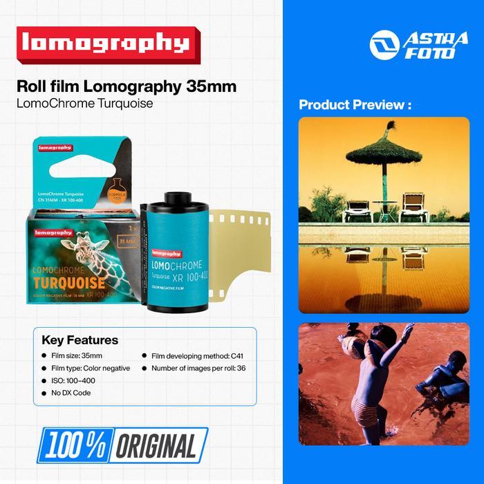 Roll film Lomography 35mm LomoChrome Turquoise ISO 100400 Roll Film Kamera Analog 35mm