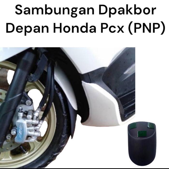 Aksesoris pcx 150 sambungan spakbor depan pcx 150