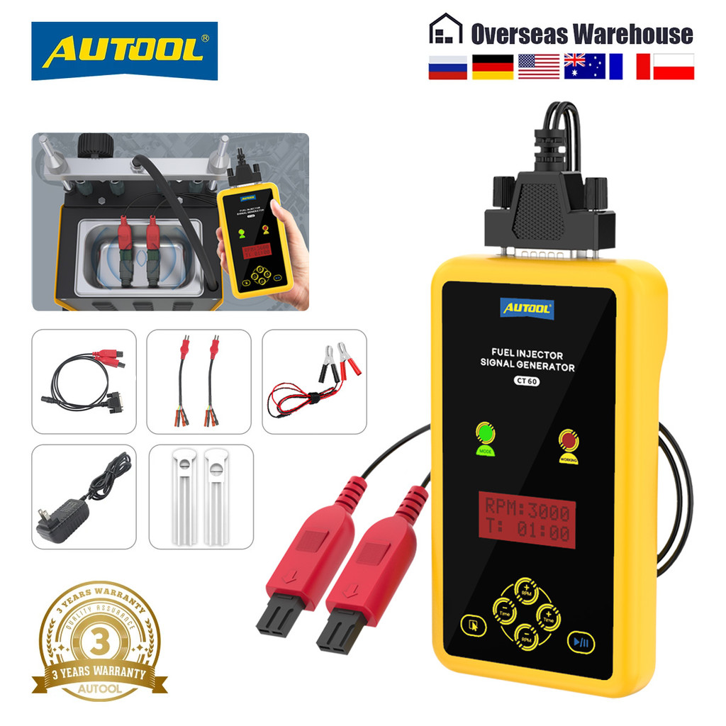 AUTOOL CT60 Fuel Injector Signal Generator Fuel Injector Super Pulse