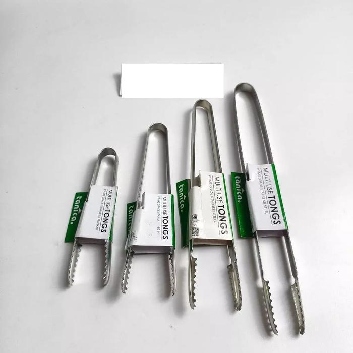 Tanica Jepitan Ice Tong 15 20 26 30 cm / Food Tong Ice Cube / Sugar Tong / Alat Capit Stainless