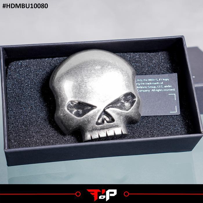 HARLEY DAVIDSON GENUINE BELT BUCKLE SKULL RIDER ANTIQUE HDMBU10080