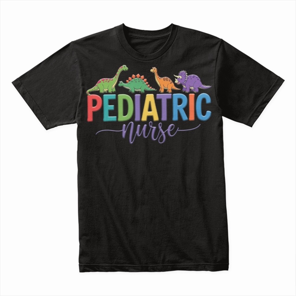 Kaos Oversize Lengan Pendek Perawat Anak Lucu, Desain Menyenangkan, Original Murah