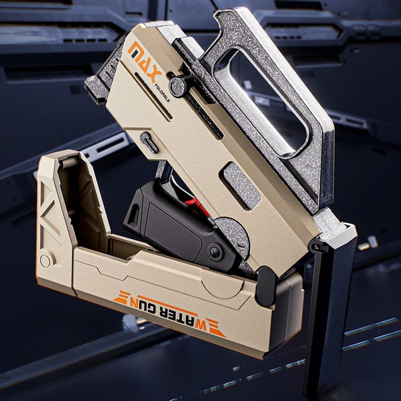 Folding Submachine Water Gun Manual Continuous-Fire Water Toy FMG9 Toy Gun Large Capacity Summer
