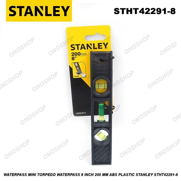 Waterpass Mini Torpedo Waterpass 8 Inch 200 Mm Abs Plastic Stanley Stht42291-8