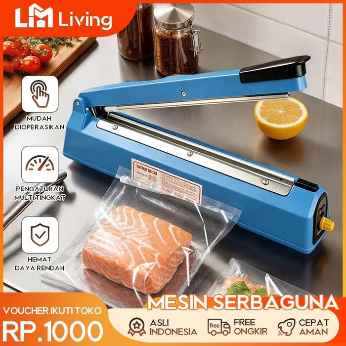 TERMURAH TERLARIS TERBARU L.M LIVING IMPULSE SEALER ALAT PRESS PLASTIK 20CM & 30CM MESIN SEALER