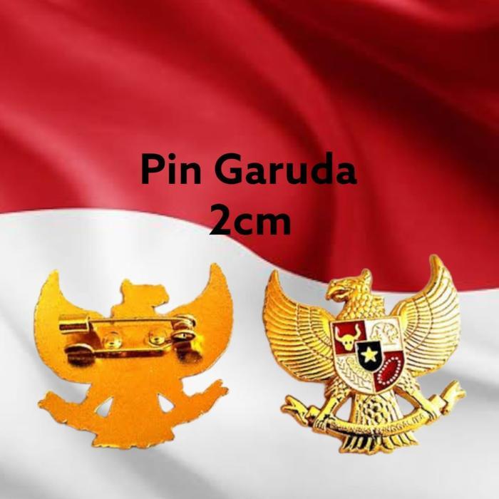 Pin Garuda Bross Garuda ukuran 2cm Emas Bros Seragam Clips