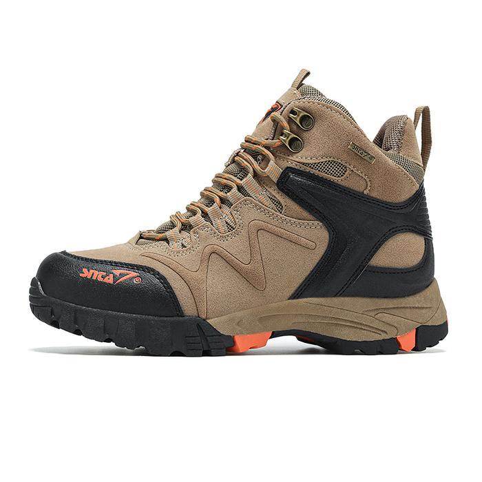 Original Sepatu Gunung Pria Snta 496 Snta 503 Beigebrown Hiking Shoes Trekking Climbing Pendaki