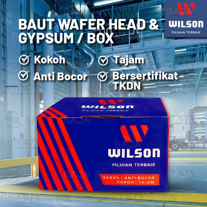 Wilson Screw Sekrup SDS CALSI SDS FH GRC - 1 BOX