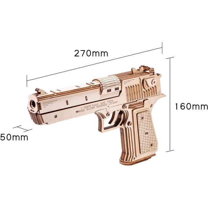 MOGADA - 3D Metal Puzzle Desert Eagle Mainan Susun Edukasi