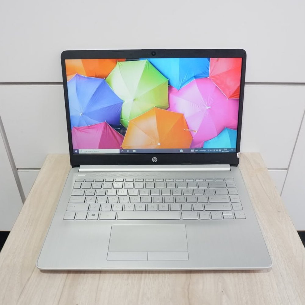 Laptop HP 14s-dk0006AU AMD Ryzen 3 3200U RAM 4GB SSD 512GB Cooling Lebih Siap Second Berkualitas Ber