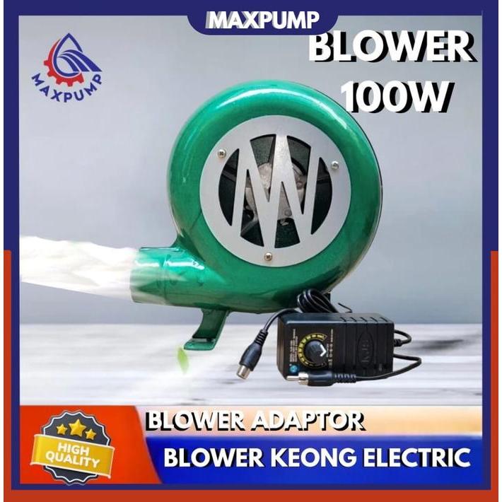 Original Maxpump Mesin Blower Keong Duduk 100 Watt + Adaptor Blower Keong Mini Elektrik Electric