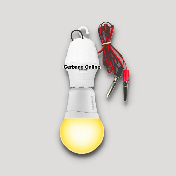 Diskon Fitting Lampu Aki Ac/Dc Inverter Fitting Jepit Aki E27 Fiting Gantung Autentik